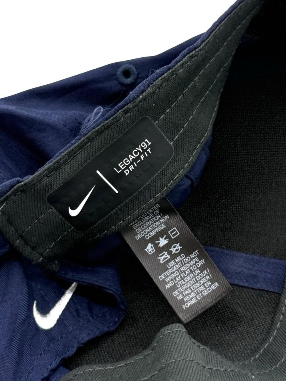 Disney World 50th Anniversary Nike Legacy91 Dri-FIT Navy Golf Hat Mickey Walt - Picture 2 of 4